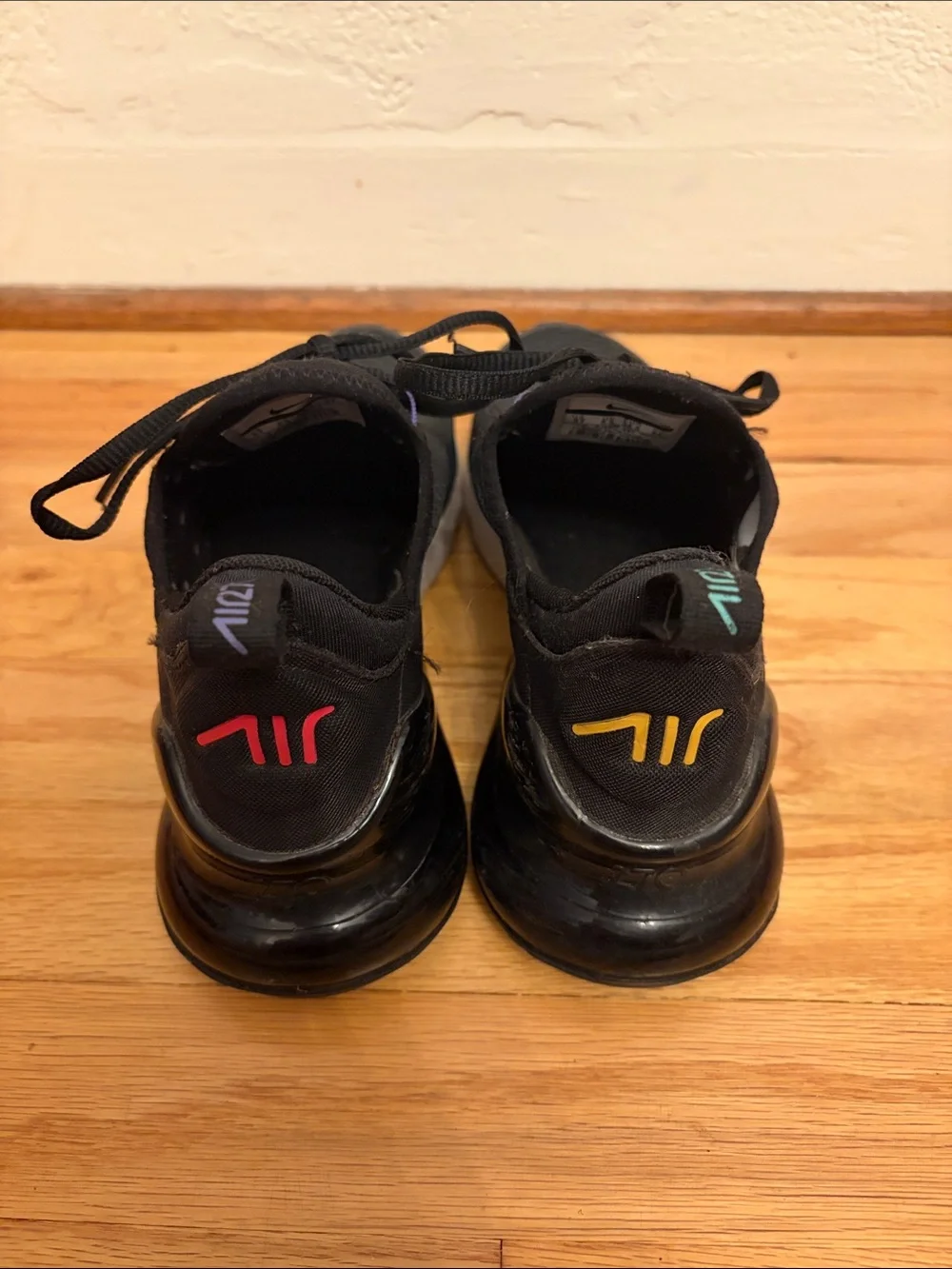 Nike Air Max 270 Youth Black with Multicolor Sneakers